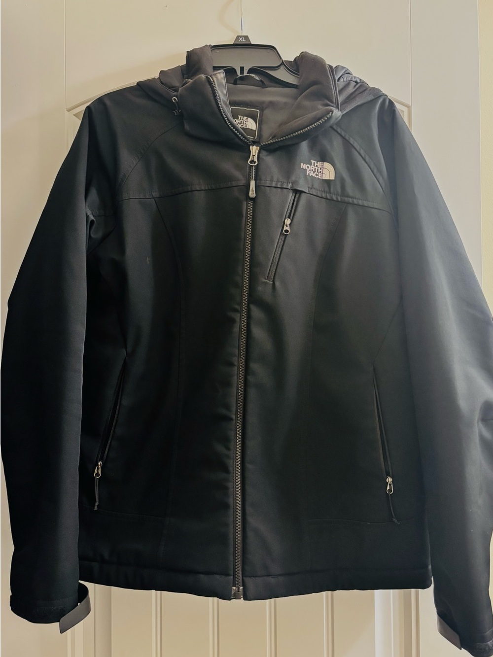 The North Face Black Hooded Softshell Performance Jacket
